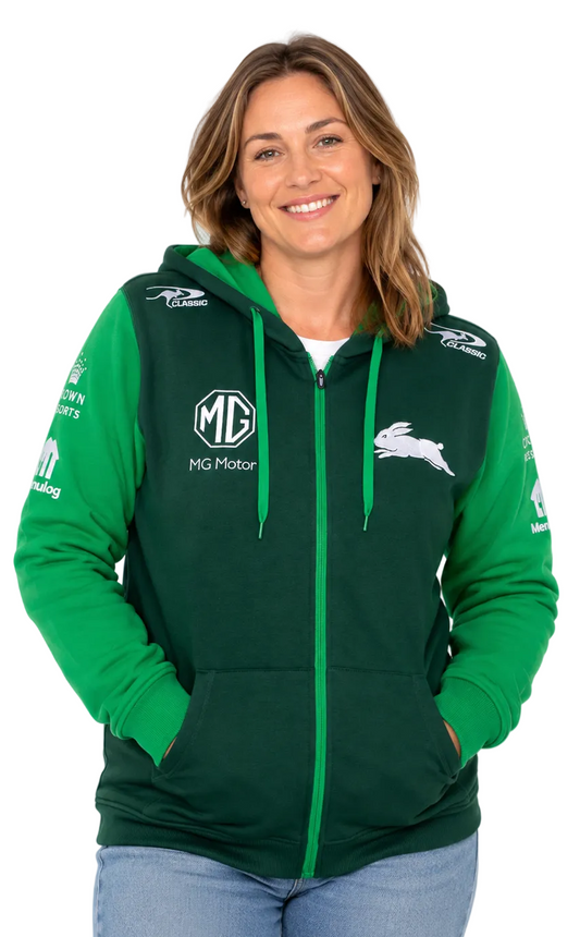 South Sydney Rabbitohs NRL Ladies Full Zip Hoodie
