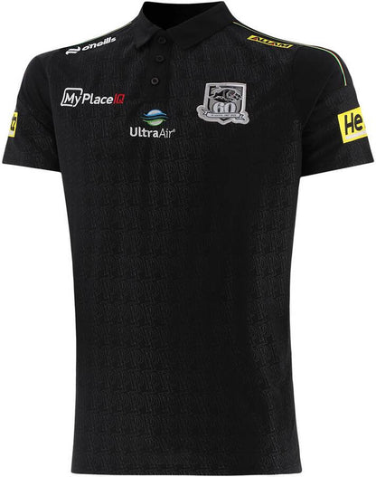 Penrith Panthers 2026 NRL Mens Black Media Polo Shirt