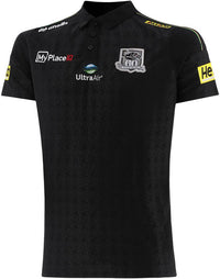Penrith Panthers 2026 NRL Mens Black Media Polo Shirt