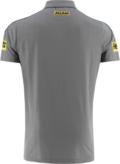 Penrith Panthers 2026 NRL Mens Grey Media Polo Shirt
