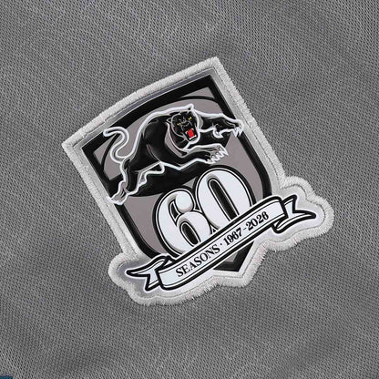 Penrith Panthers 2026 NRL Mens Grey Media Polo Shirt