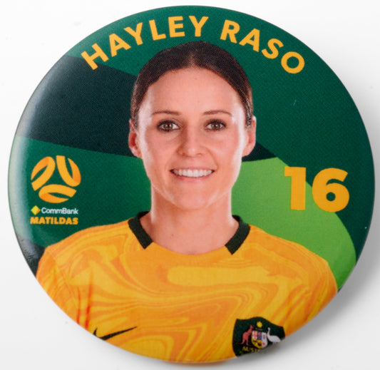 Australian Matildas 2026 Football Player Badge Hayley Raso