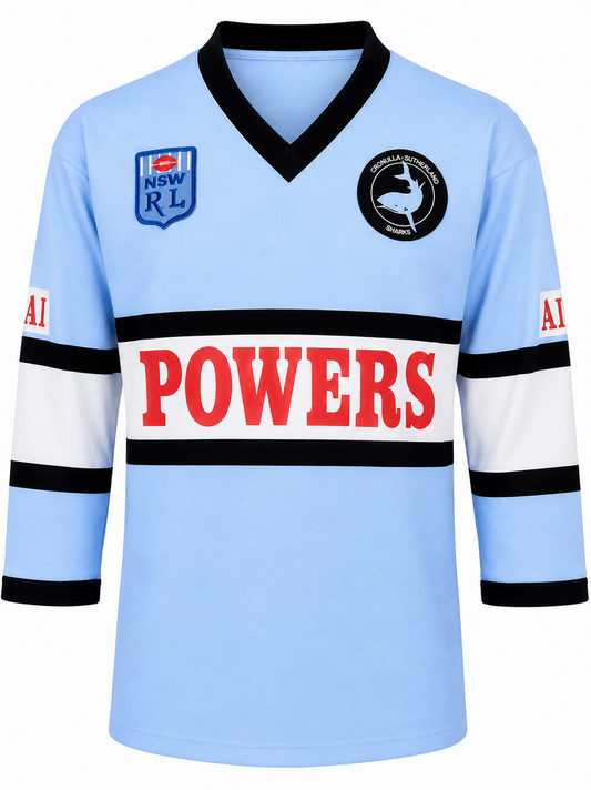 Cronulla Sharks 1992 NRL Mens Retro Jersey