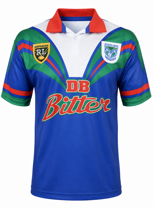 New Zealand Warriors 1995 Mens Home Retro Jersey