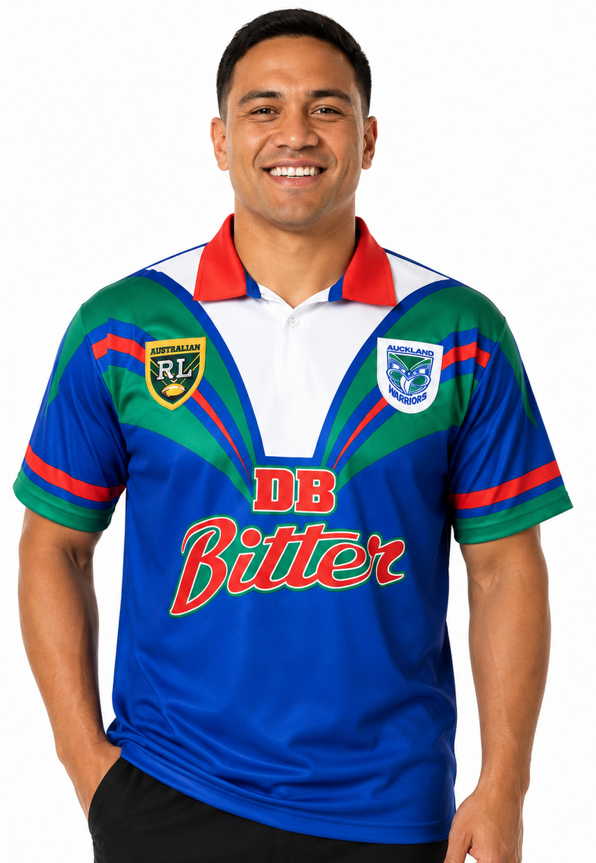 New Zealand Warriors 1995 Mens Home Retro Jersey