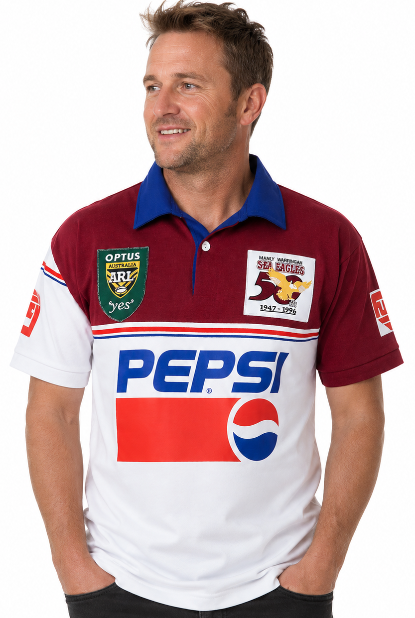 Manly Sea Eagles 1996 NRL Mens Retro Jersey
