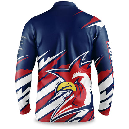 Sydney Roosters NRL Mens Ignition Fishing Shirt