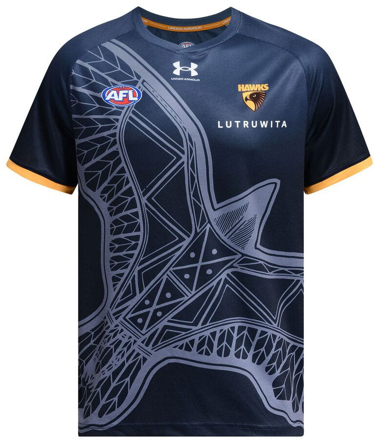 Hawthorn Hawks 2026 AFL Mens Run Out Shirt