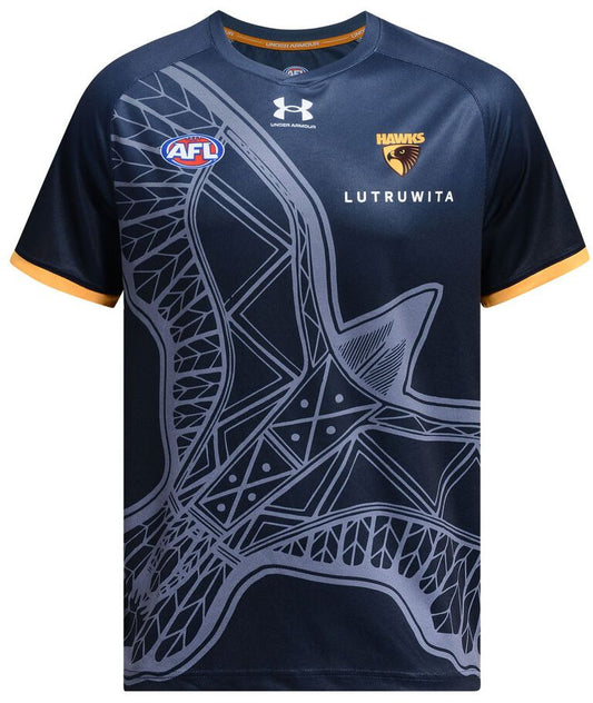 Hawthorn Hawks 2026 AFL Mens Run Out Shirt