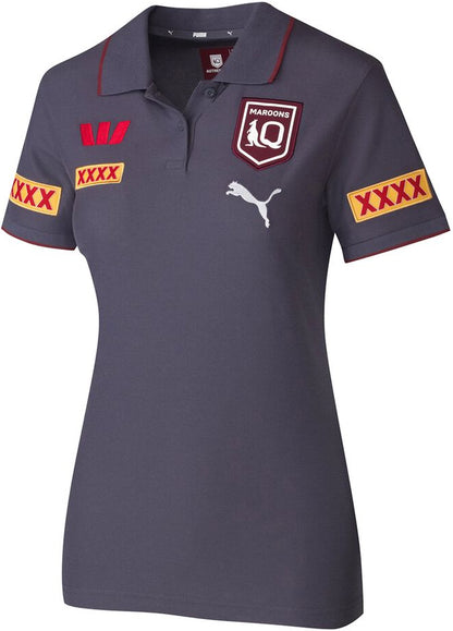 QLD Maroons 2026 State of Origin Ladies Team Polo Shirt