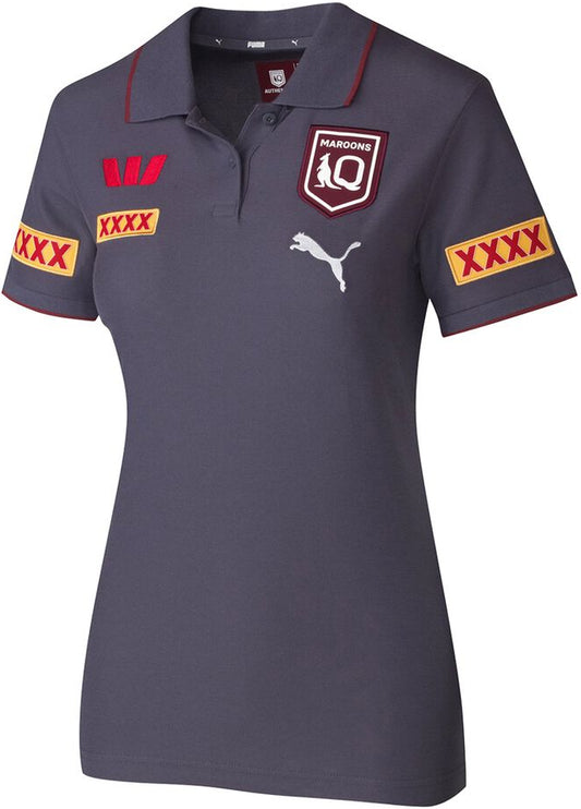 QLD Maroons 2026 State of Origin Ladies Team Polo Shirt