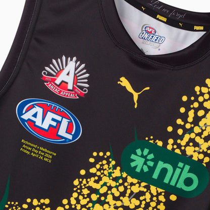 Richmond Tigers 2026 AFL Mens Anzac Guernsey