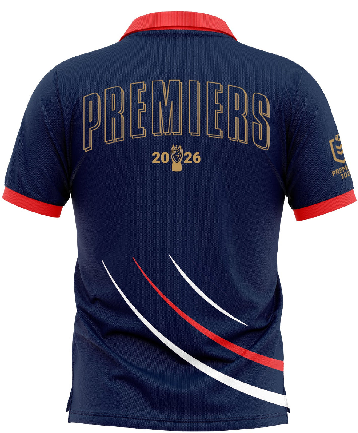 Sydney Roosters 2026 NRL Mens Premiers Polo Shirt *PRESALE*
