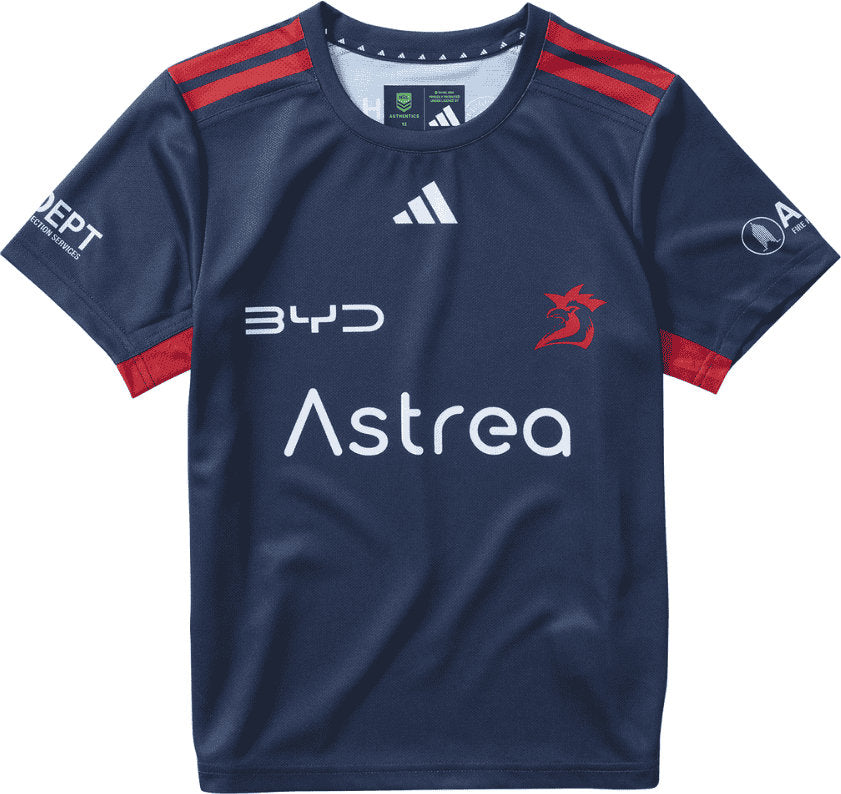 Sydney Roosters 2026 NRL Kids Navy Training Shirt