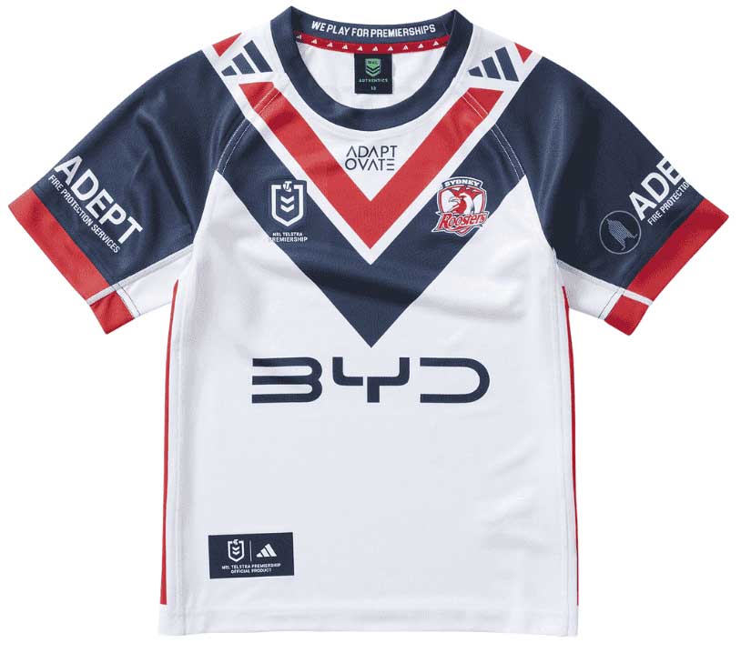 Sydney Roosters 2026 NRL Toddler Away Jersey Set