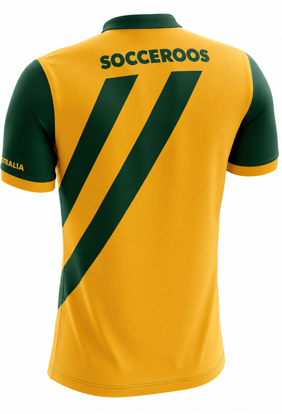 Australian Socceroos 2026 Gold Supporter Polo Shirt