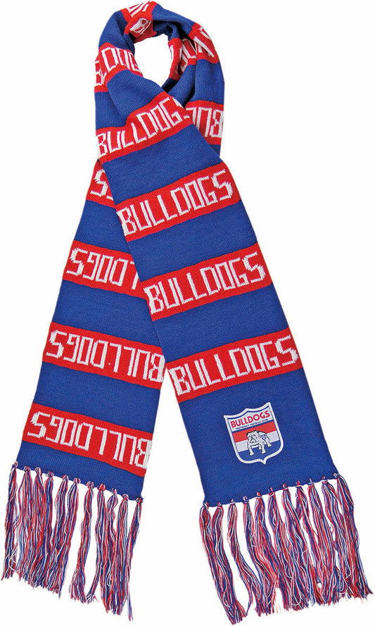 Western Bulldogs 2026 AFL Mens Heritage Bar Scarf