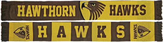 Hawthorn Hawks 2026 AFL Mens Banner Scarf