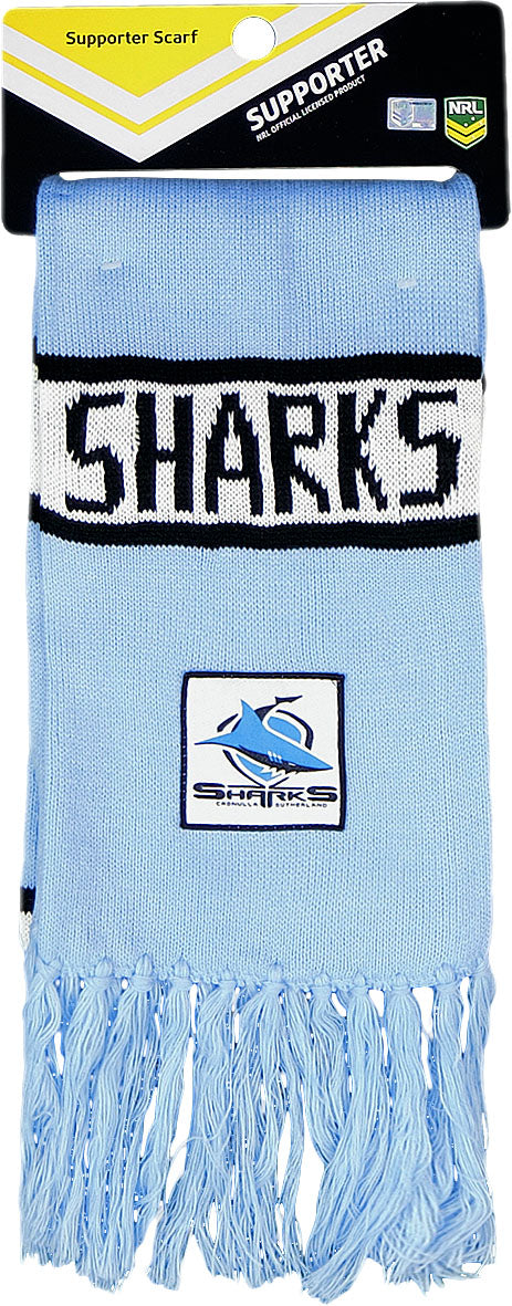 Cronulla Sharks 2026 NRL Traditional Bar Scarf