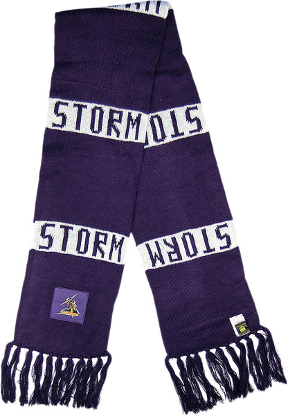 Melbourne Storm 2026 NRL Traditional Bar Scarf