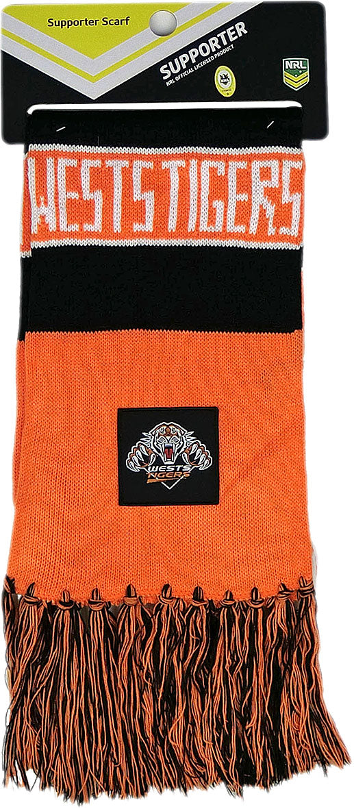 Wests Tigers 2026 NRL Traditional Bar Scarf