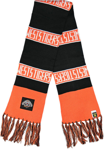 Wests Tigers 2026 NRL Traditional Bar Scarf