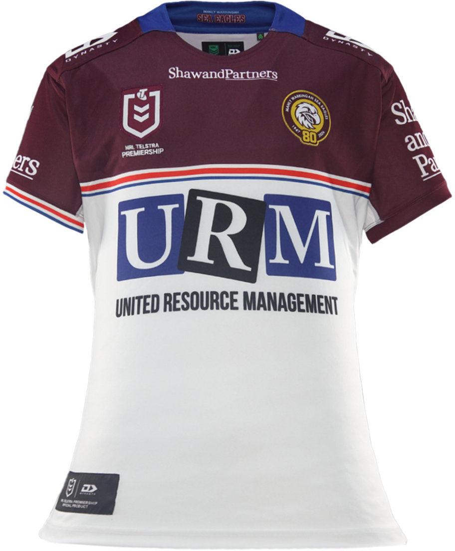 Manly Sea Eagles 2026 NRL Ladies Home Jersey *PRESALE Due FEB 2026*