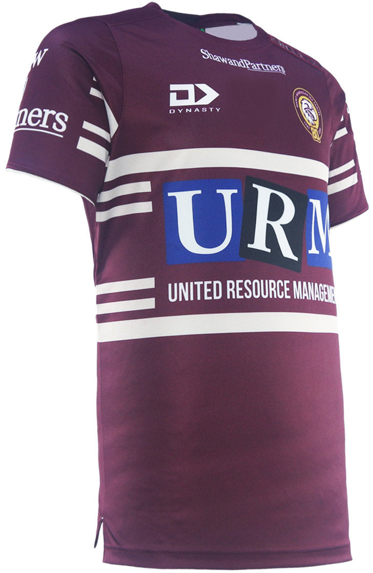 Manly Sea Eagles 2026 NRL Mens Maroon Training Shirt *PRESALE Due FEB 2026*