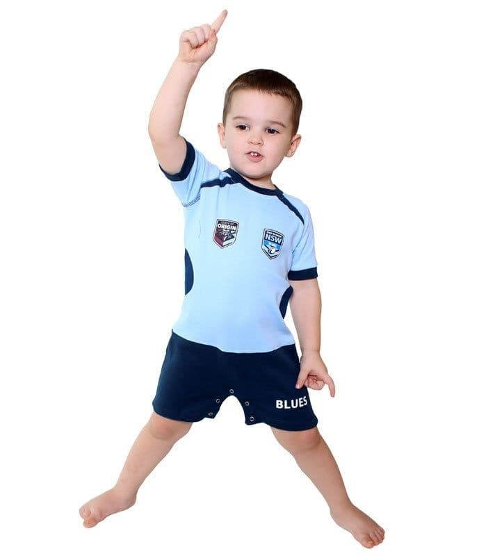NSW Blues State of Origin Infant Short Footysuit