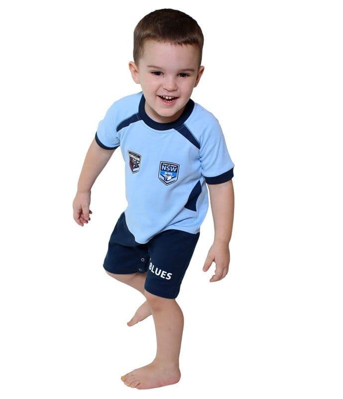 NSW Blues State of Origin Infant Short Footysuit