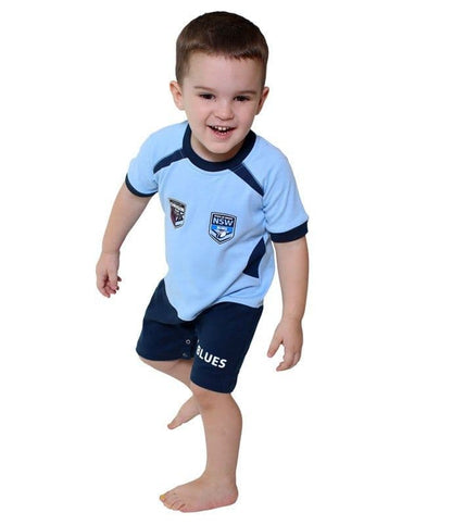NSW Blues State of Origin Infant Short Footysuit