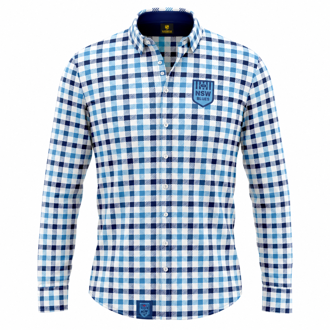 NSW Blues State of Origin Mens Dawson Business Shirt