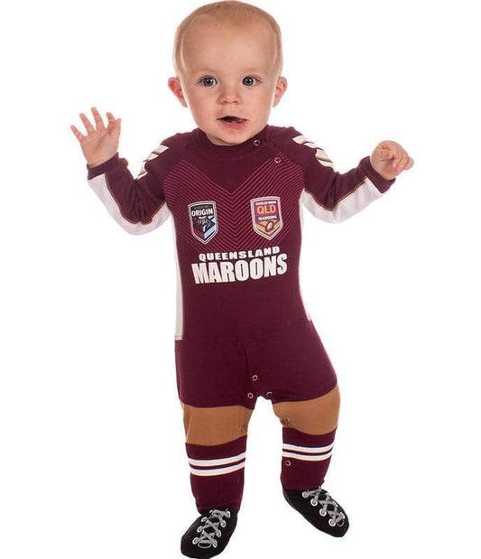 Queensland State of Origin Baby Toddler Footysuit