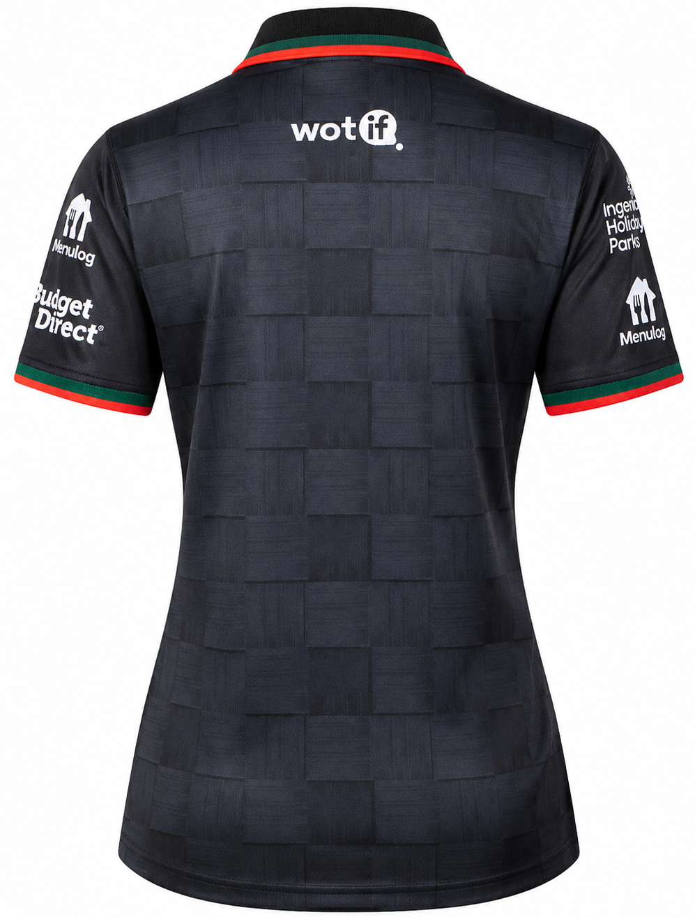 South Sydney Rabbitohs 2026 NRL Ladies Black Team Polo Shirt