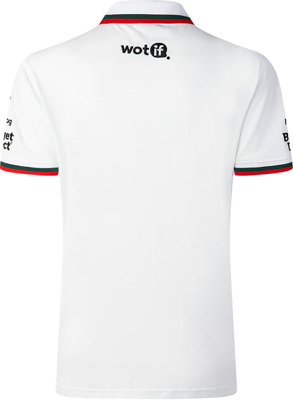 South Sydney Rabbitohs 2026 NRL Mens White Media Polo Shirt