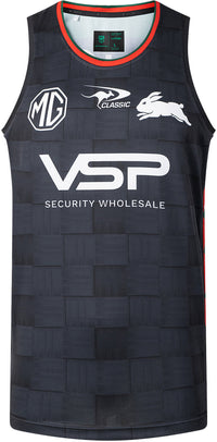 South Sydney Rabbitohs 2026 NRL Mens Black Training Singlet