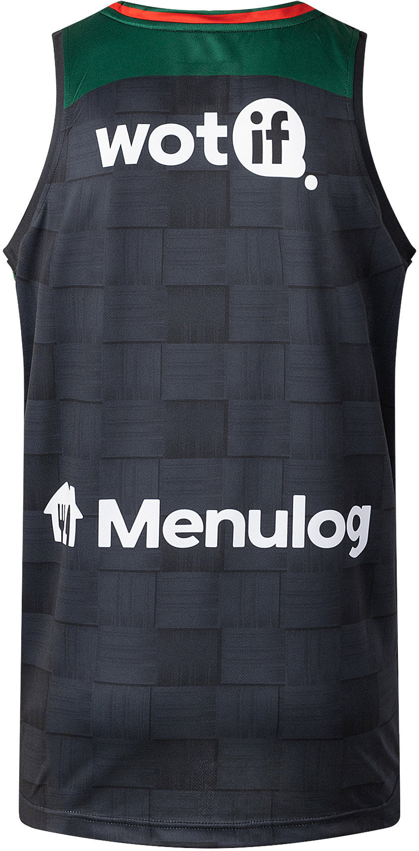 South Sydney Rabbitohs 2026 NRL Mens Black Training Singlet