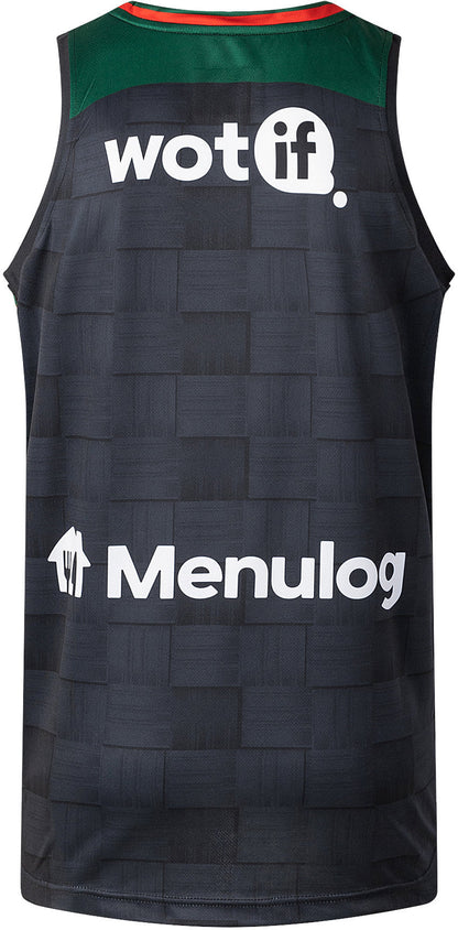 South Sydney Rabbitohs 2026 NRL Mens Black Training Singlet