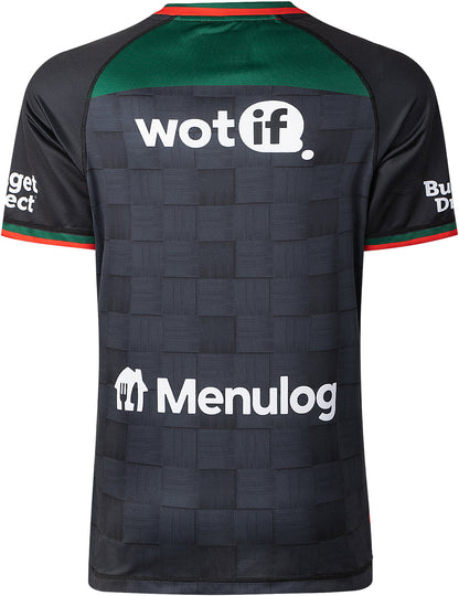 South Sydney Rabbitohs 2026 NRL Mens Black Training Shirt