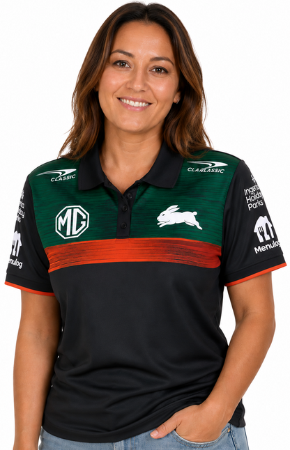 South Sydney Rabbitohs 2025 NRL Ladies Players Polo Shirt