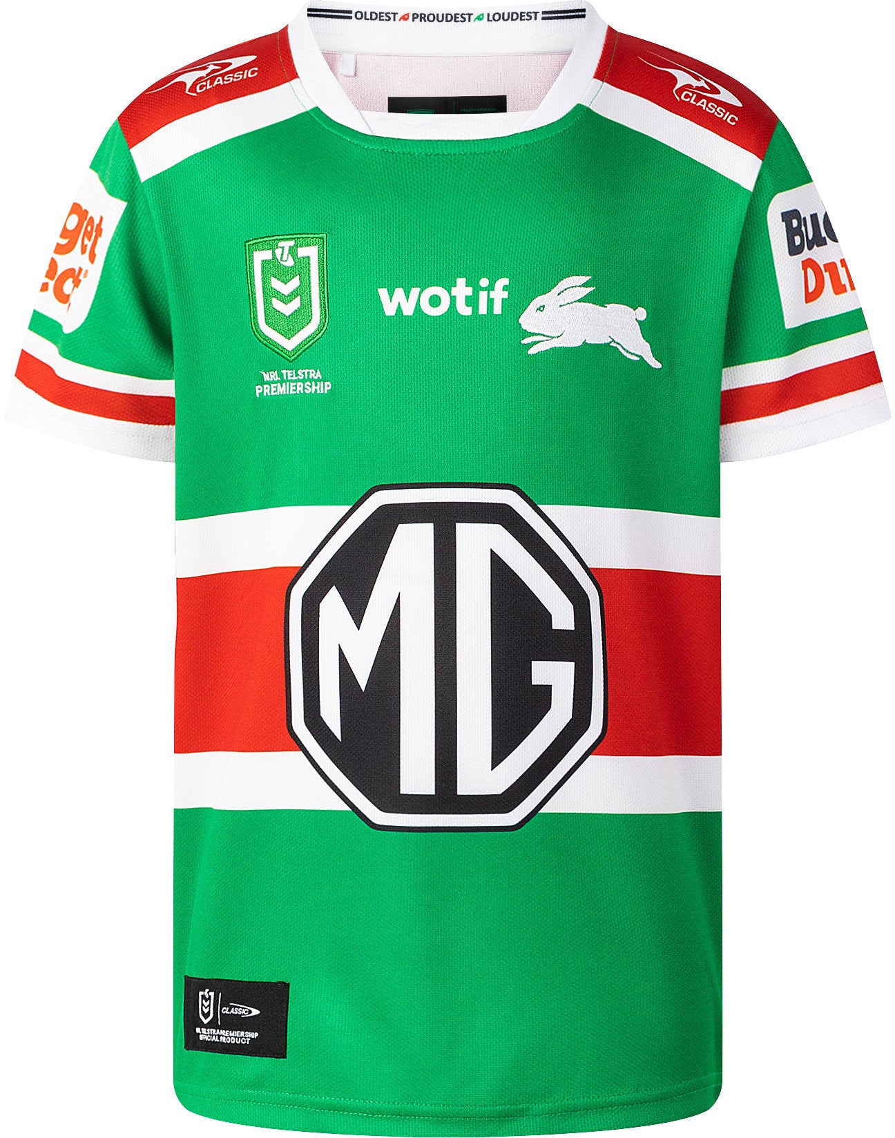South Sydney Rabbitohs 2026 NRL Kids Away Jersey