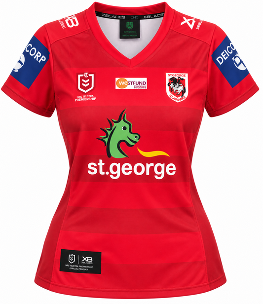 St George Dragons NRL Ladies Away Jersey