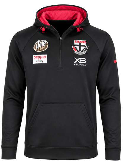 St Kilda Saints Mens AFL 1/4 Zip Hoodie