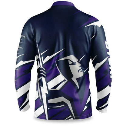 Melbourne Storm NRL Mens Ignition Fishing Shirt