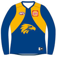 West Coast Eagles 2026 AFL Mens Long Sleeve Home Guernsey