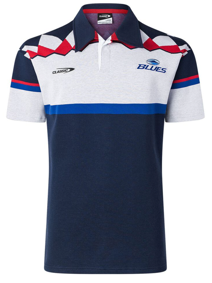 Auckland Blues 2025 Rugby Union Mens 100% Cotton Retro Jersey