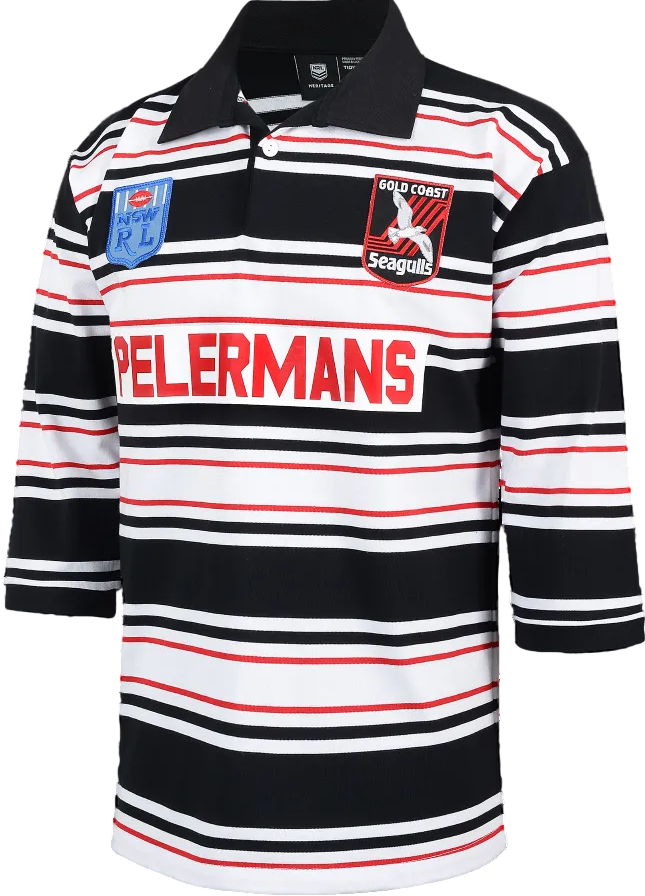 Gold Coast Seagulls 1990 NRL Mens Retro Jersey
