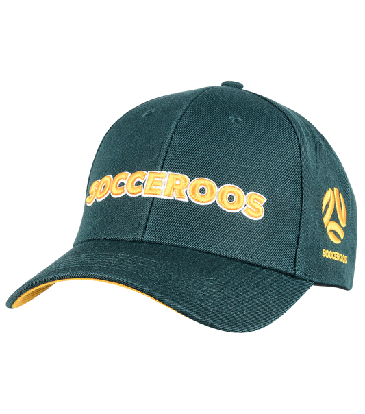 Australian Socceroos 2026 Football Adults Green Core Cap