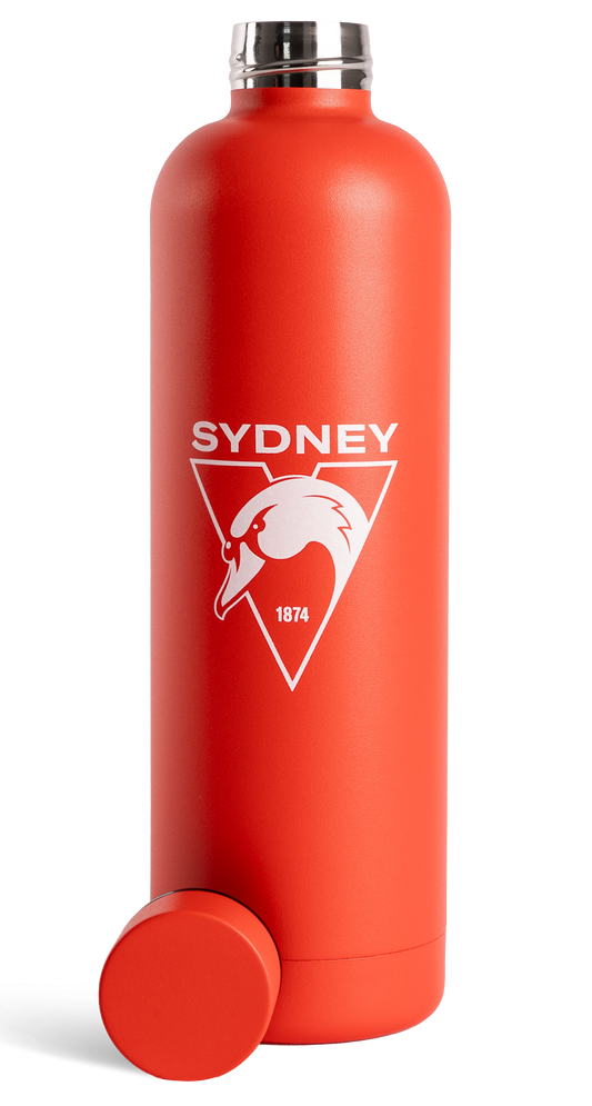 Sydney Swans 2026 AFL Red Insulated 750ml Stainless Steel Drink Bottle