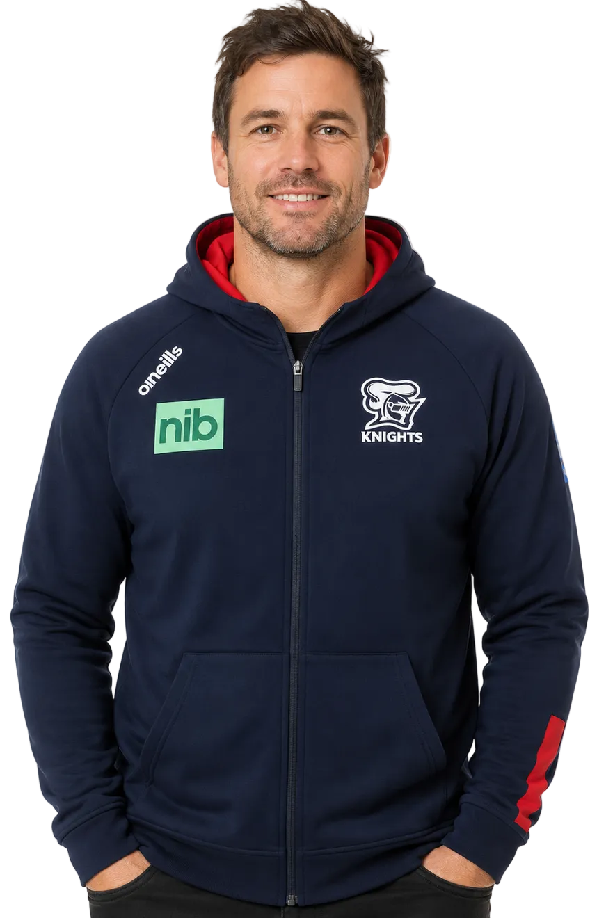 Newcastle Knights NRL Mens Full Zip Hoodie